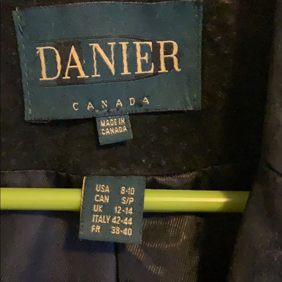 Vintage Blazer Danier Suede Leather Jacket - Picture 2 of 4